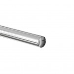 PIPE END CAP D.25 / CHROME